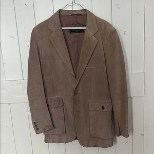 Dior Men's Brown Suede Blazer